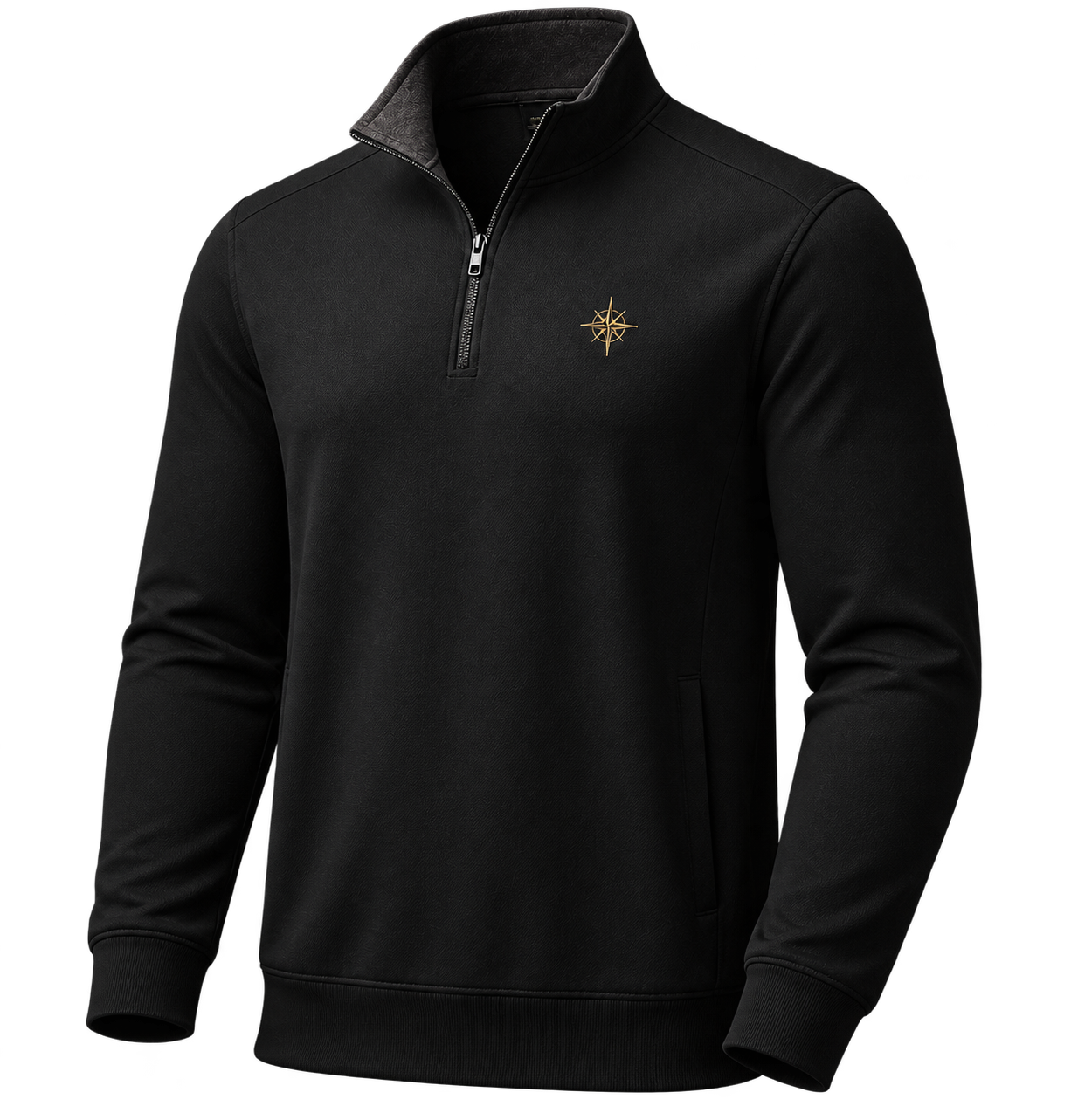 Black AVLR Standard quarter-zip concept